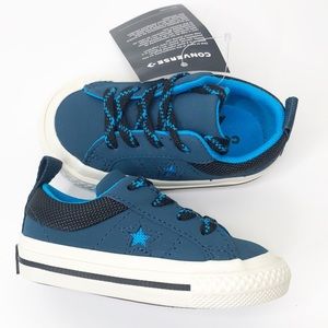 Converse Infant Unisex One Star OX Blue BLK Shoes